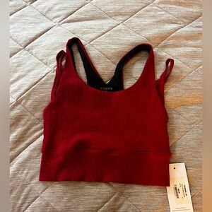 Barry’s Bootcamp x Year of Ours Double Ribbed Sports Bra - Small NWT